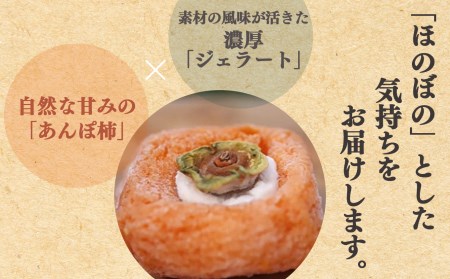 【 堀内果実園 】 あんぽ柿 ジェラート 4個 [ 酒 クリームチーズ 大納言 ほうじ茶 ] | フルーツ くだもの 柿 かき カキ 柿 あんぽ柿 アイス スイーツ ジェラート 奈良県 五條市 デザー