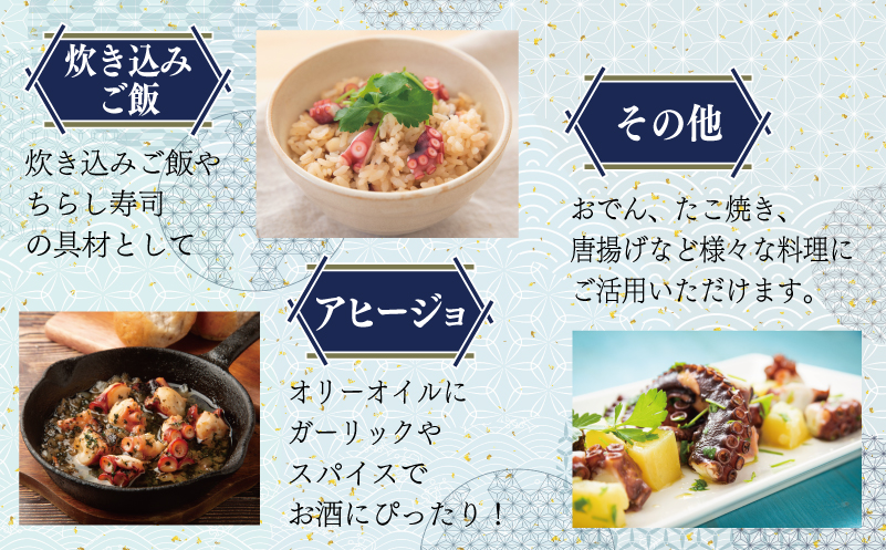 冷凍ボイルタコ 足のみ 合計700g（100g前後×5～10パック）たこ 刺身 個包装 酒の肴 酢の物 唐揚げ たこぶつ 099H3822