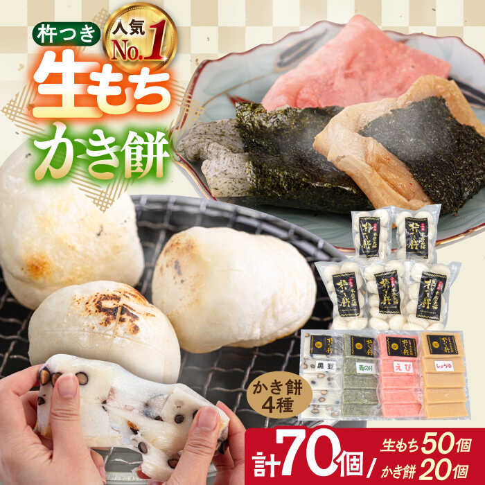 【1月以降発送】築上町産 本格 杵つき 生もち + かき餅 セット 5種類(9袋)《築上町》【アルク農業サービス合同会社】 餅 お餅 もち 12000円