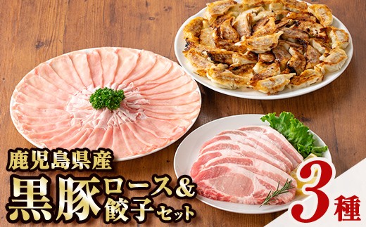 
            B06001 鹿児島県産黒豚ロース＆餃子セット 鹿児島県 国産 九州産 黒豚 豚肉 ポーク ロース とんかつ しゃぶしゃぶ 餃子 ギョーザ ぎょうざ バラエティ セット 詰め合わせ 鹿児島 ギフト 贈答【あかつき産業株式会社】
          