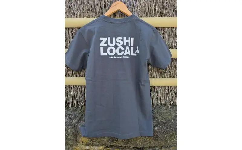 逗子オリジナルTシャツ　(ZUSHI LOCAL)　デニムカラー Mサイズ