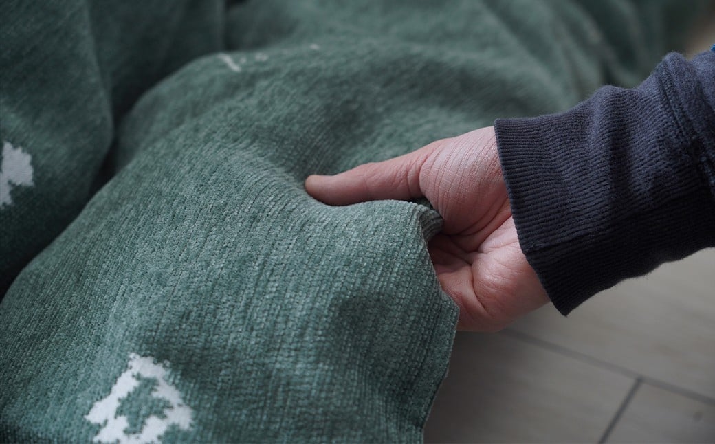 軽くてあったか ハピネスコタツ掛布団 200cm×200cm GN（グリーン）