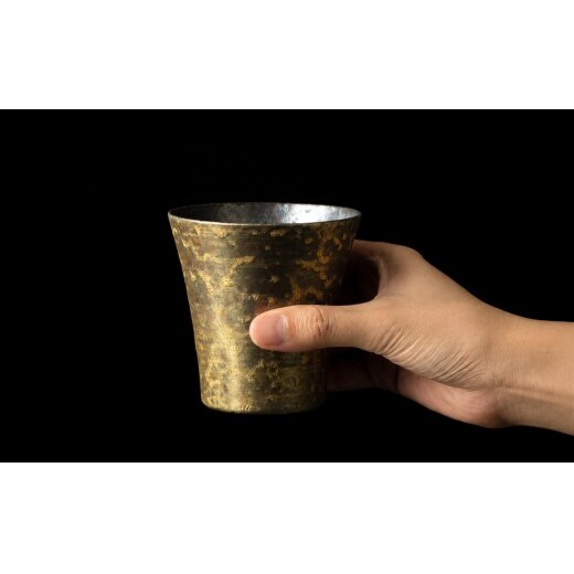 ＜NYが認めた逸品＞  有田焼 麟 Lin ロックカップ 2個セット (Gold Silver)【金照堂】 ウイスキー カップ 酒器 ギフト bj083_イメージ5