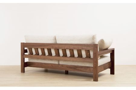 No.869-04 （ウォールナット）AUTHENTICITY FINE SOFA RD M（モカ）