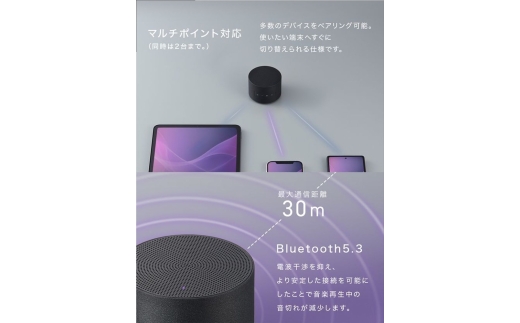 CIO 防水 スピーカー ワイヤレス マグネット吸着 お風呂 Portable Bath Speaker ブラック｜小型 軽量 おしゃれ 便利 [3338]