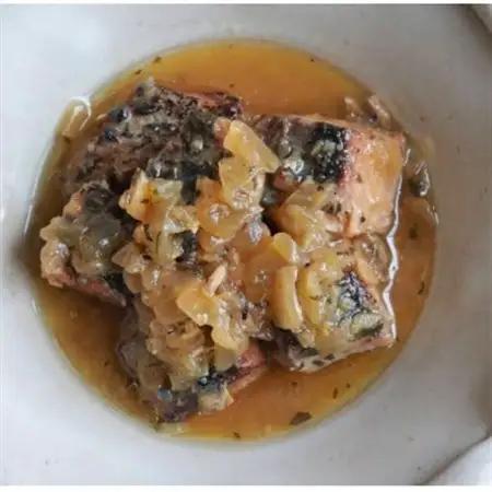 tangobar　ごちそう缶詰　炙り鰆 あめ色玉ねぎワインソース 92g×3缶　白ワイン・バゲットに_惣菜・加工品 魚 缶詰・瓶詰 _【1553008】