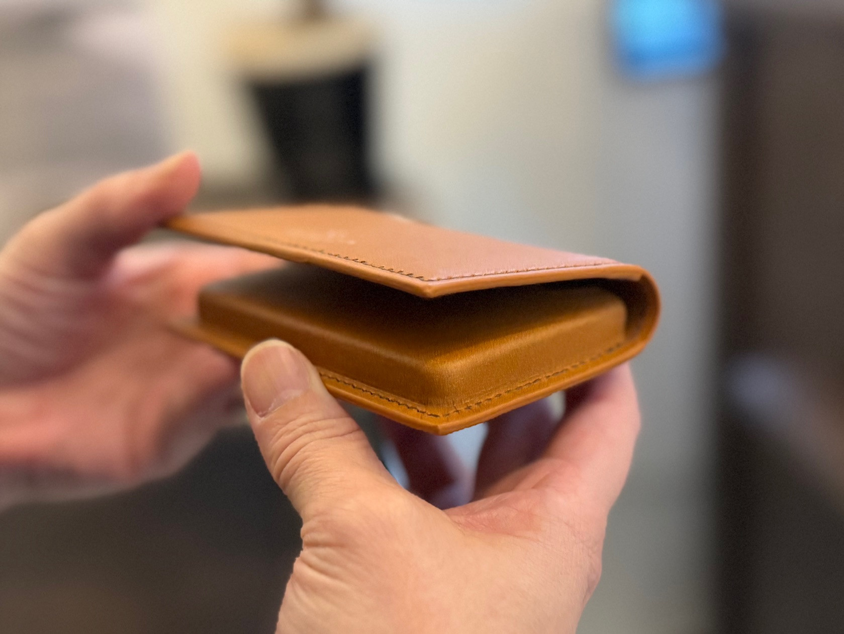 革職人が作る牛革名刺入れ Card case［CML］