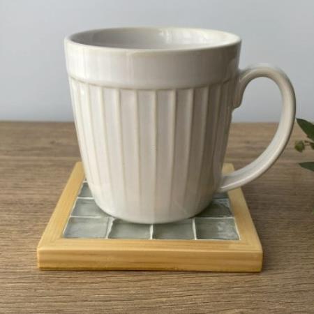 タイルコースター5枚セット(クリア・フラットフレーム)【1722420】