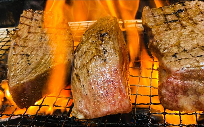 【日時指定必須】五島牛特上サーロインブロック 約400g〜500g・あぶり焼【鬼岳牧場】 [PEK003]