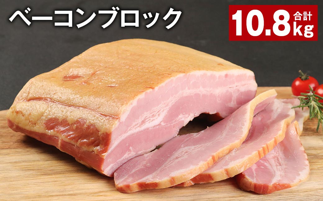 
            ベーコンブロック 約900g×12個 計約10.8kg ベーコン ブロック 豚肉【30日以内に出荷予定（土日祝除く）】
          