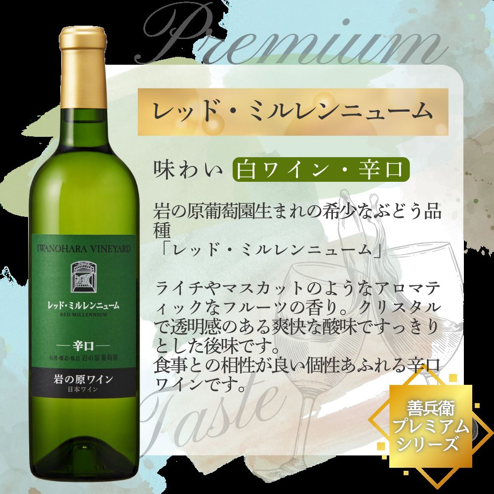 ワイン 岩の原ワイン レッド・ミルレンニューム 6本 720ml 希少ぶどう品種 辛口 お酒 希少 ぶどう 岩の原 新潟 上越 最短3日で発送 お届け：7日以内にお届けします。