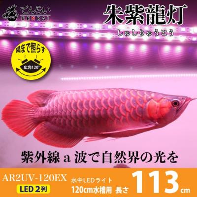 ふるさと納税 小牧市 水中から直接照射可、UV-A搭載のアロワナ用LEDライト|AR2-120-UV-EX[172C21]