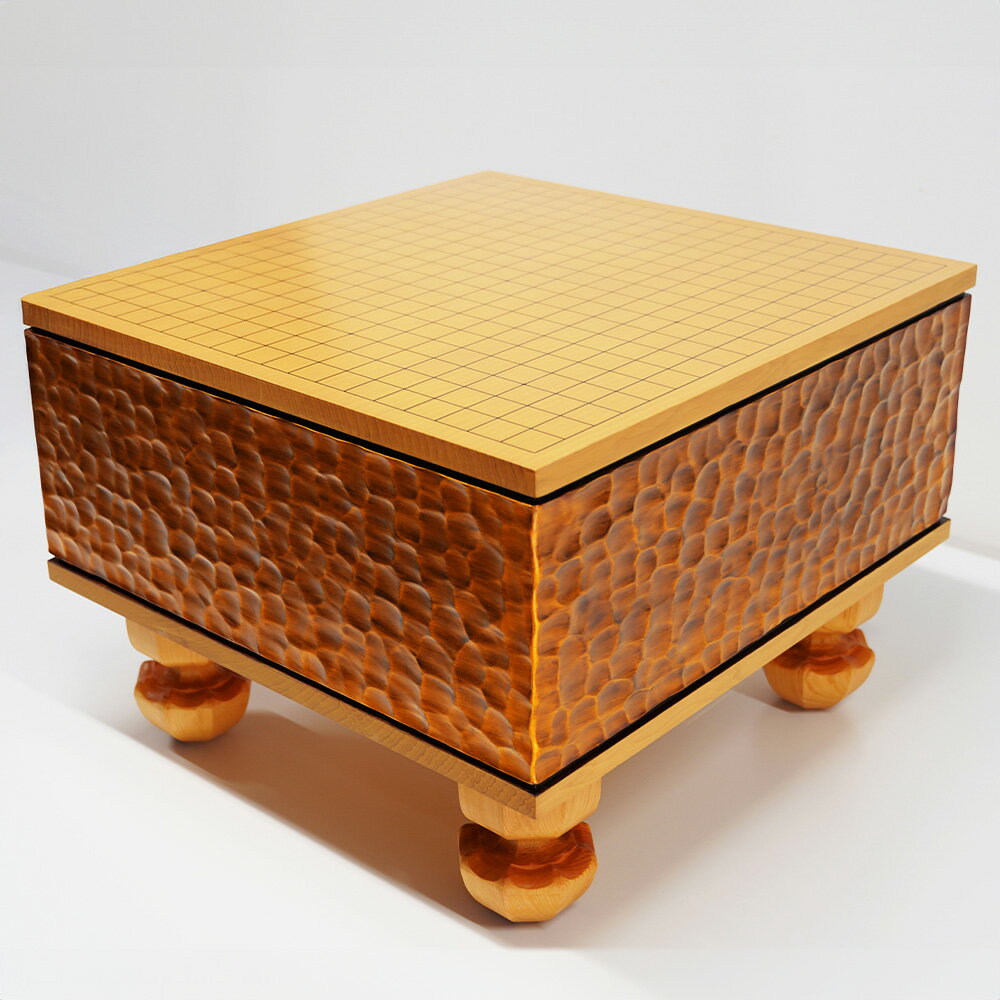 【ふるさと納税】 GS-39 【碁盤】本榧 漆金箔盤 70号（435mm×465mm×202mm） 足付き 漆 金箔 かや うるし 木製 囲碁 茨城県 神栖市 送料無料