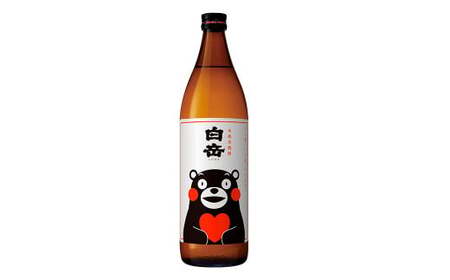 本格米焼酎 「白岳くまモンボトル 900ml」6本セット	