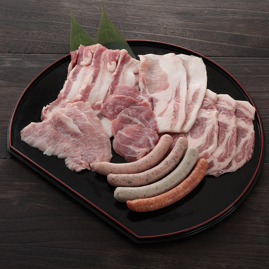 ＜小江戸黒豚＞焼肉セット【化粧箱入り】600g