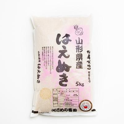 ふるさと納税 新庄市 米食味鑑定士厳選　はえぬき(精米)　5kg
