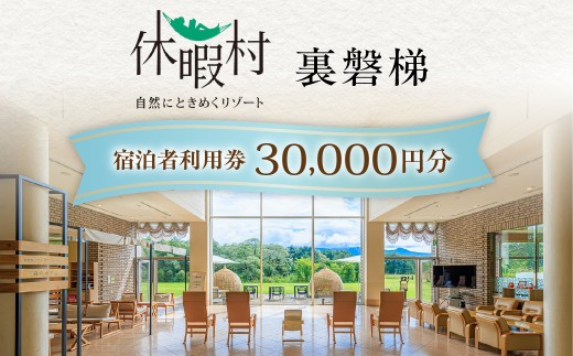 休暇村裏磐梯　宿泊者利用券30,000円分 【ふるさと納税 人気 おすすめ ランキング 宿泊クーポン プレゼント お祝い ホテル 泊まり リゾート スパ  休暇村 裏磐梯 会津 福島 北塩原村 送料無料】 KBAL002