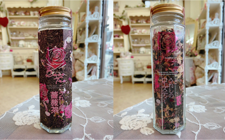 ＜新感覚！バラの香りにつつまれる飲料＞うれしのローズ ローズティー30g うれしの薔薇茶50g 2種セット 佐賀県/株式会社Rose[41AAAS009]