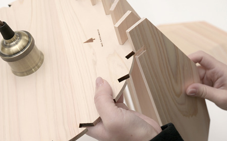 天然ひのきの木製 KD ペンダントライト＜バレル＞ | 優しい間接光と森の香りの照明器具（無塗装・組立簡単・LED対応・引掛シーリング式） M-ms-A04A