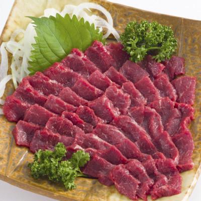 ふるさと納税 都城市 都城産馬刺し 赤身ブロック |  | 01