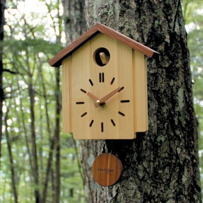 ふるさと納税 高山市 オークヴィレッジのカッコークロック　森の巣箱　AH002 |  | 01