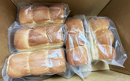 白神こだま酵母食パン（5本）　【45P3003】