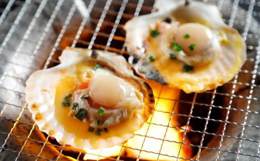 陸奥湾産冷凍ほたて片貝　10枚入り