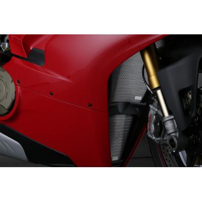ふるさと納税 京都市 【AELLA】DUCATIパニガーレ|ラジエター&オイルクーラーガード ブラック |  | 01
