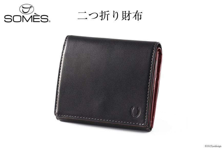 
SOMES　FS-03　二つ折り財布　（ブラック）[12260322]
