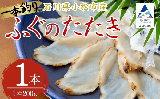 ふぐのたたき 1パック (約200g)  フグ 海鮮 父の日  ギフト プレゼント | 石川県 小松市 石川県漁業協同組合小松支所
