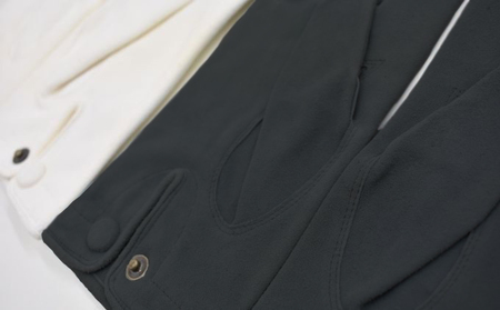 礼装用鹿セーム革手袋（ドレスグローブ）M-13 黒 24cm