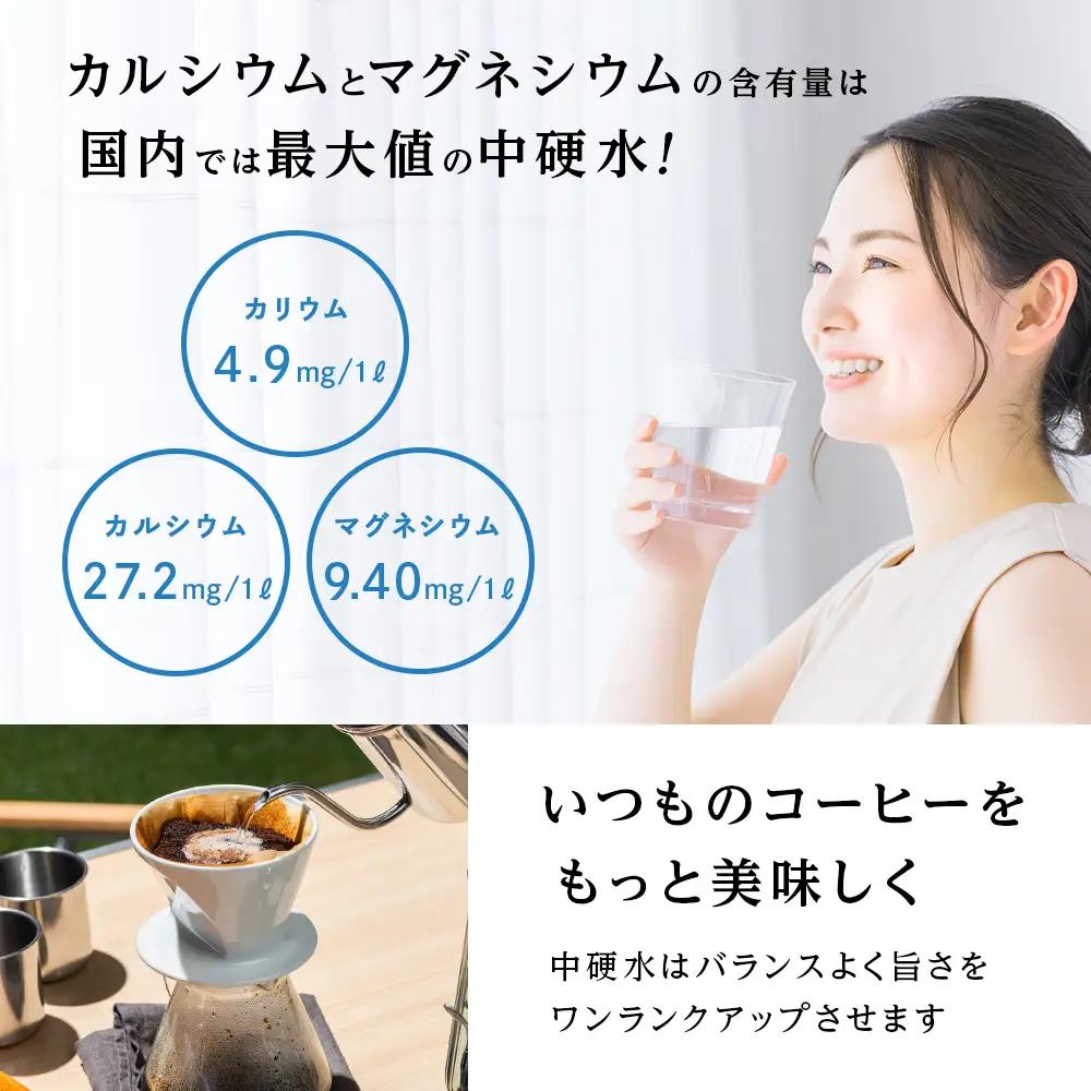 【定期便 4カ月】黒松内銘水 水彩の森 2L×24本（4箱）