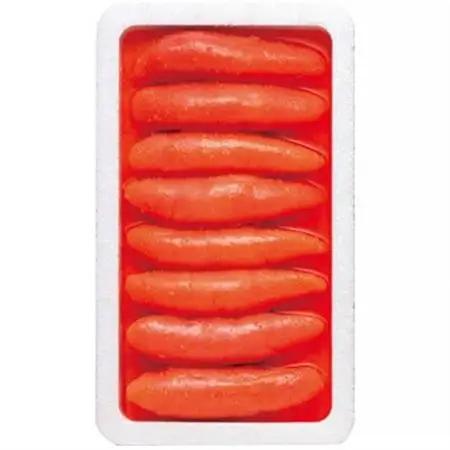 かねふく 【無着色】辛子明太子(一本物)400g (大牟田市)_魚介・海産物 明太子  めんたいこ_【配送不可地域：離島】【1522097】