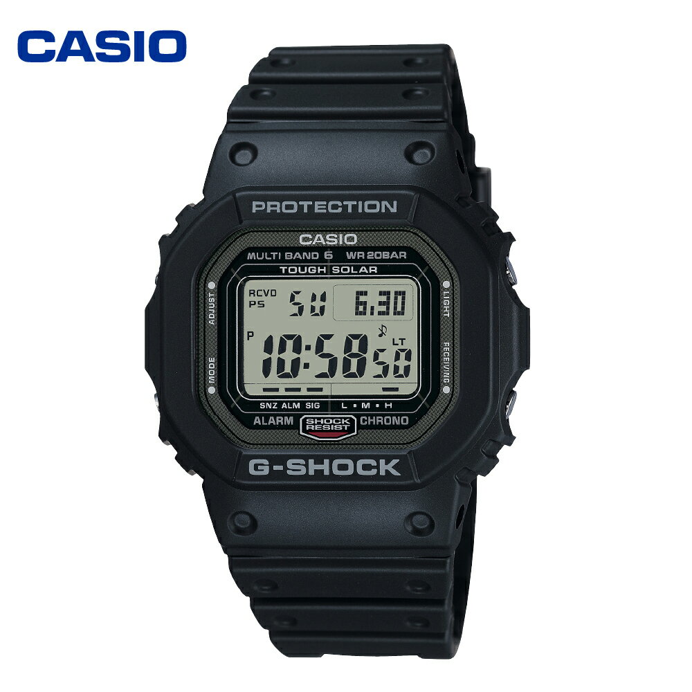 【ふるさと納税】CASIO腕時計 G-SHOCK GW-5000U-1JF 時計 メンズ 耐衝撃 ワールドタイム 樹脂バンド ソフトウレタン デジタル ウォッチ カシオ 男性 新品 山形県 東根市