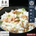 【ふるさと納税】唐津漁師飯 鯛飯の素 2合用 115g×4パック (合計460g) 鯛めし 炊き込みご飯 炊き込むだけの簡単調理セット 天然真鯛「2024年 令和6年」