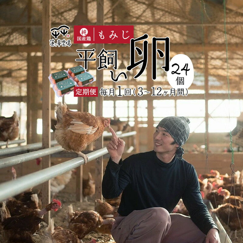 【ふるさと納税】【定期便・選べる月数】京都奥丹波 純国産鶏もみじ 平飼いたまご 24個×3〜12ヶ月 【 卵定期便 たまご定期便 平飼い卵 非遺伝子組み換え 自家配合 たまご タマゴ 平飼い 卵 純国産鶏 もみじの平飼い卵 京都奥丹波 国産 京都 綾部 綾部市 蓮ヶ峯農場 】