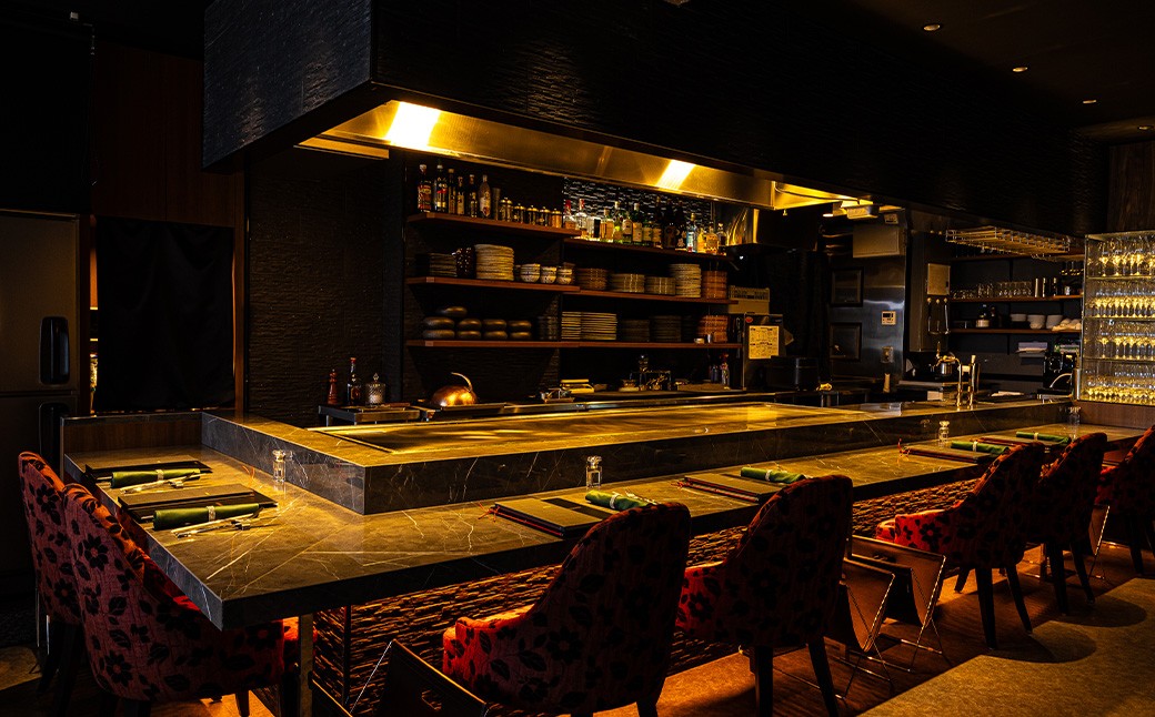 鉄板ニシムラ本店 吉祥寺　季節のおまかせディナーアワビコース(ペア)