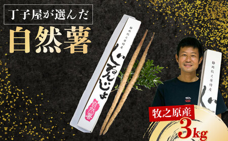 074-9 【R7年12月上旬からの発送】 　丁子屋が選んだ自然薯　台地のご馳走3ｋｇ