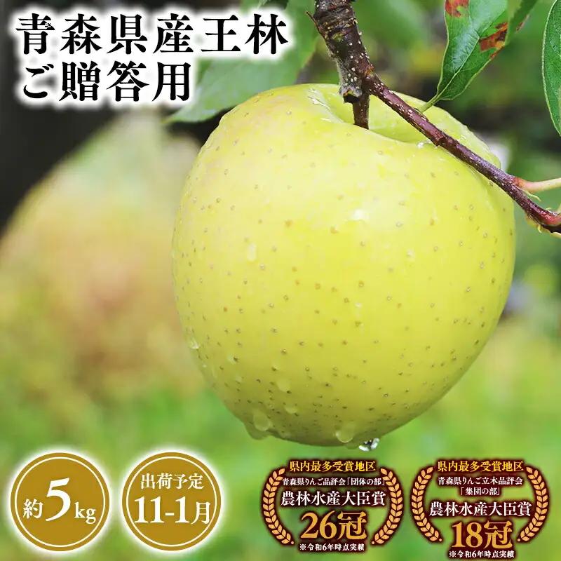 りんご 贈答用 王林5kg りんご