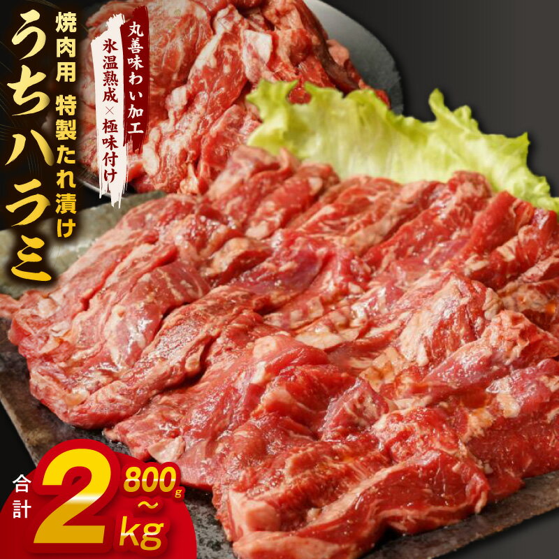 【ふるさと納税】【発送月が選べる】 【満足度98％以上】 希少部位 うちハラミ 選べる 内容量 800g / 1.2kg / 2kg 焼肉用 丸善特製ダレ 焼くだけ 簡単調理 BBQ 氷温熟成 極味付け 氷温熟成牛 牛肉 熟成肉 ふるさと納税オリジナル 限定 大阪府 泉佐野市 送料無料 肉の泉佐野