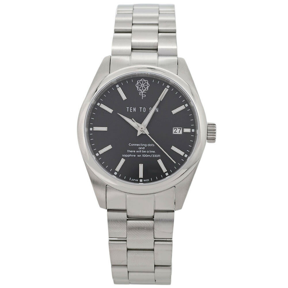 【ふるさと納税】TEN TO SEN 1st STANDARD 日本製 自動巻き ブラック