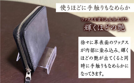 【職人手作り】オール国産 モストロ牛革 ラウンドファスナー 二つ折り財布　（選べる外装10色）《築上町》【たけもとかばん】 革製品 レザー 牛革[ABAM041] 32000円  革製品 レザー製品 