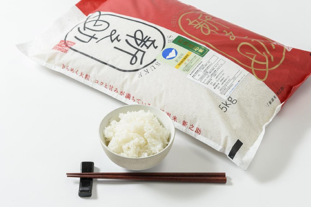 令和7年産/新潟県上越産ブランド米「新潟県認証特別栽培米・新之助」精米3kg