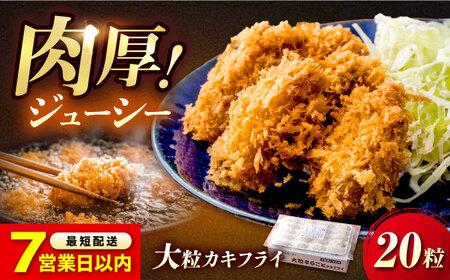 【スピード発送】冷凍 カキフライ 大粒 20個 [BACG001] カキフライ
