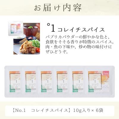 ふるさと納税 東串良町 時短。だけど手抜きじゃない!コレイチスパイス(10g入り×6袋)  【0114208】 |  | 02