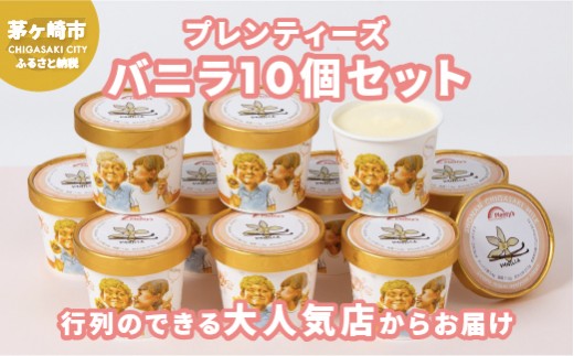 プレンティーズ バニラアイスクリーム 10個セット【のし無】