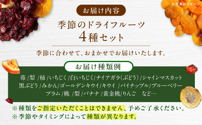 ＜砂糖不使用＞ドライフルーツ4種セット / ドライフルーツ どらいふるーつ 国産 無添加 砂糖不使用 いちご いちじく 梨 柿 ぶどう 小分け / 恵那市 / サンフレンズ [AUFL002]