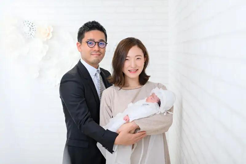 お宮参り撮影（お祝い着衣装付き・フォーマル写真３カット付き）【お宮参り フォーマル フォト 誕生記念 赤ちゃん プレゼント 撮影 記念写真 伝統行事 スタジオ撮影 神奈川県 小田原市 撮影 撮影】