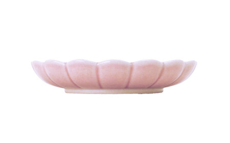 【瀬戸焼】削ぎ菊型取皿 貫入ローズピンク 2枚セット 【ヤマハツクリタ株式会社】 / 食器 和食器 丸皿 / 瀬戸市[BBDV011]