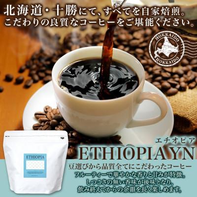 ふるさと納税 帯広市 コーヒー豆 エチオピア 100g×2袋 品質すべてにこだわったコーヒー 北海道 帯広市 |  | 01